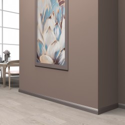 Плинтус напольный дюрополимер 1 UHD 02/60 белый 2400*60*13 Solid